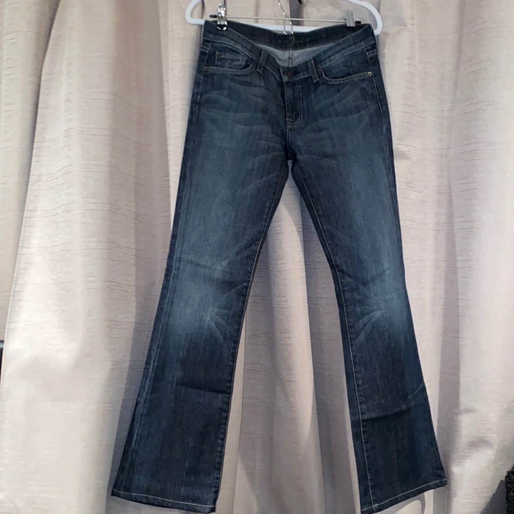 Perfect condition 7 For All Mankind Flare Designer Flare Jeans Y2K
